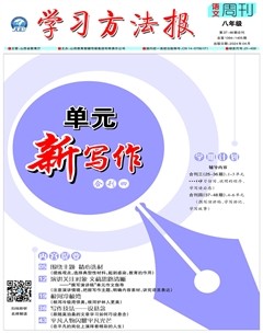 学习方法报·单元新写作八年级