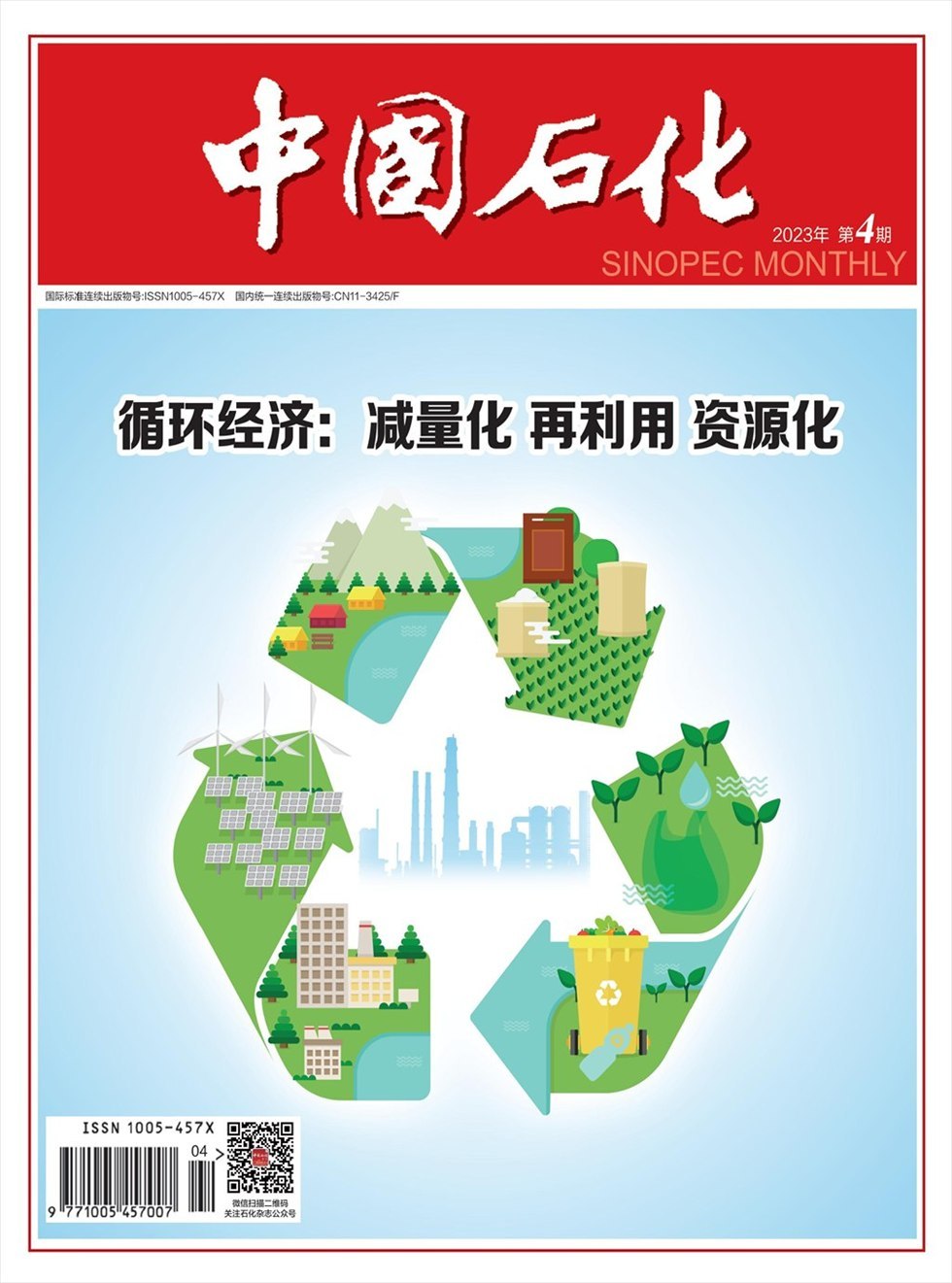 中国石化杂志封面